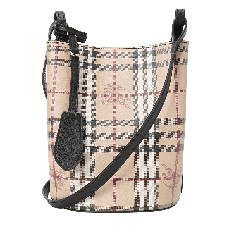 BURBERRYLorne经典格纹水桶包小号斜挎包拼色2_21848