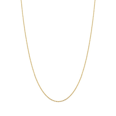 周生生(CHOW SANG SANG)时尚黄金K金链18K金项链 百搭素链 04800N18KY定价