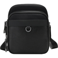 HUGO BOSS 雨果博斯 男士多元安纤维(再生)/牛皮单肩斜挎包50454237