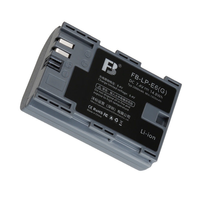 沣标LP-E6(G)相机电池佳能EOS R5 R6 5D4 6D 5D3 90D80D70D6D260Da 5D2电池