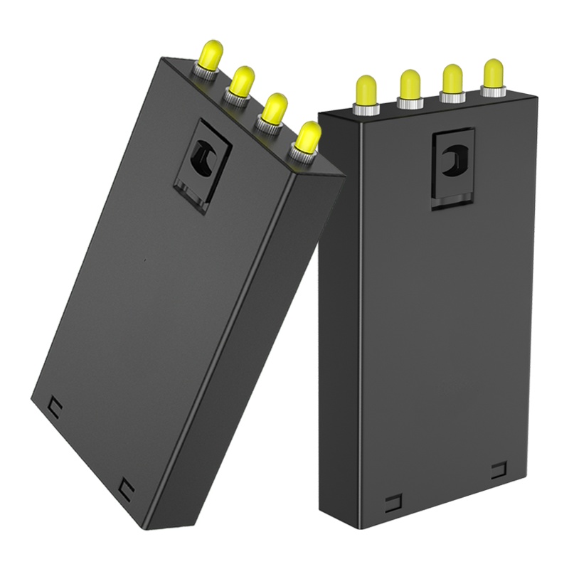 千天(QANTOP)桌面式光纤终端盒尾纤光缆熔接盒 电信级桌面壁挂式 4口ST单模满配含熔接尾纤法兰QT-4ST02