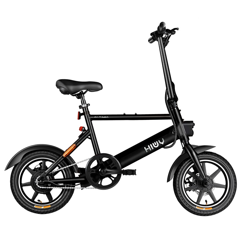 中新动力(ZX POWER)电动车HIWY 锂电电动车玄武黑7.5AH 可折叠电动车 14寸电动车