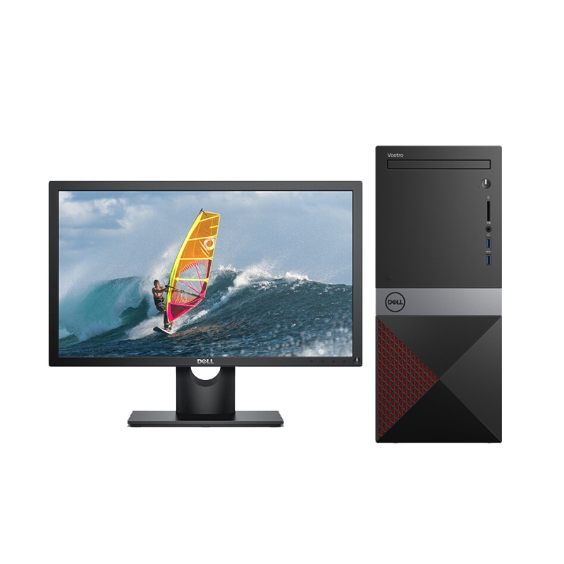 戴尔(DELL)V3671-12N8R(G5420处理器/8G内存/1T机械+128G固态/集成显卡)定制③+SE2218HV-21.5英寸显示器