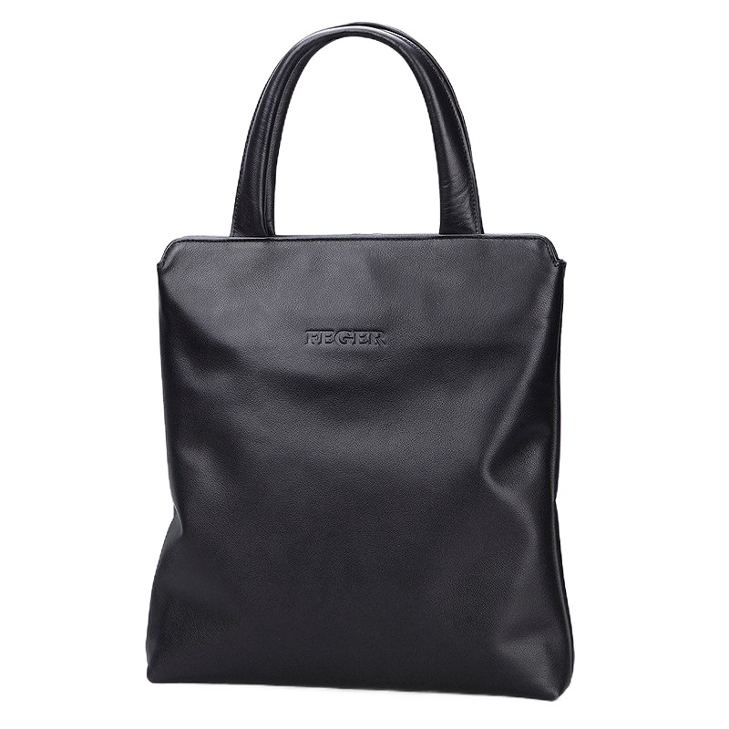 斐格FEGER男包真皮男士手提包竖款休闲单肩斜挎包男牛皮商务公文包背包商务/OL手提包男