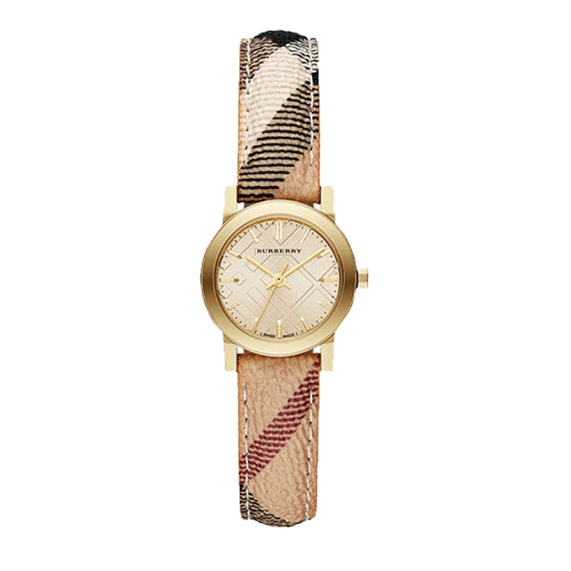 博柏利（Burberry）女表经典英伦休闲时尚女士石英表