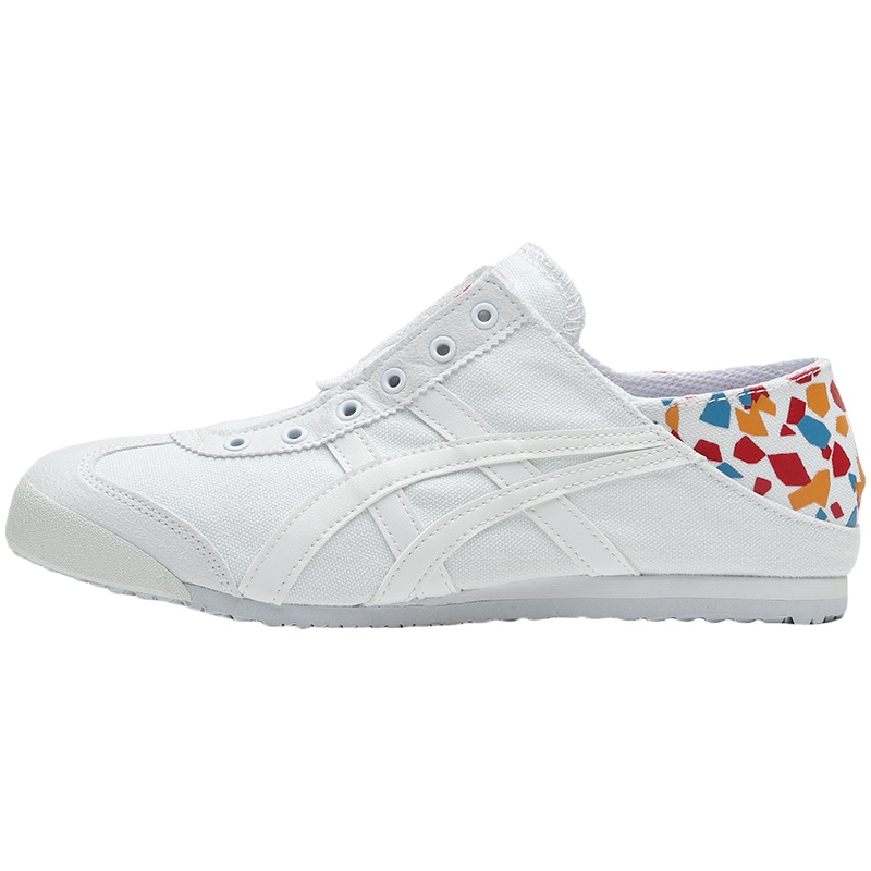 鬼冢虎女鞋休闲鞋MEXICO一脚蹬帆布运动鞋1183A388-100