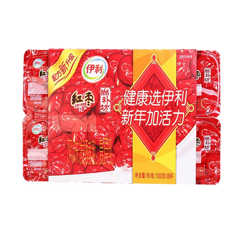 伊利酸奶8连杯红枣100g*8