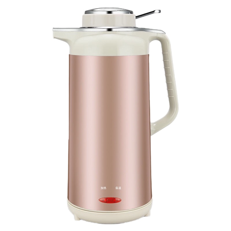 电热水壶黄金蛋保温一体壶烧开水壶304防烫自动断电家用 亮紫色2.5L手动保温店长推荐