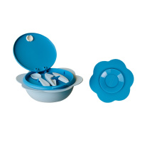 迪迪尼卡（Didinika）辅食分隔餐盘宝宝保温碗婴儿吃饭勺防摔防烫高颜值餐具套装