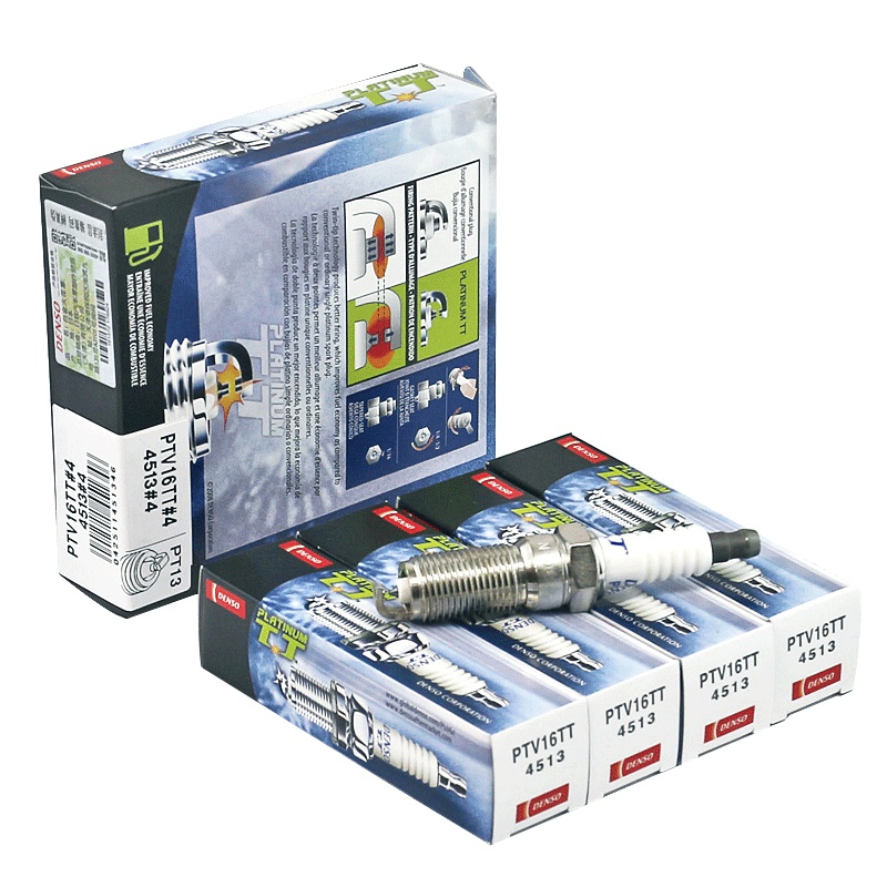 电装(DENSO)白金TT火花塞PTV16TT适用于马自达6/睿翼/致胜/新君威/君越(单支装)