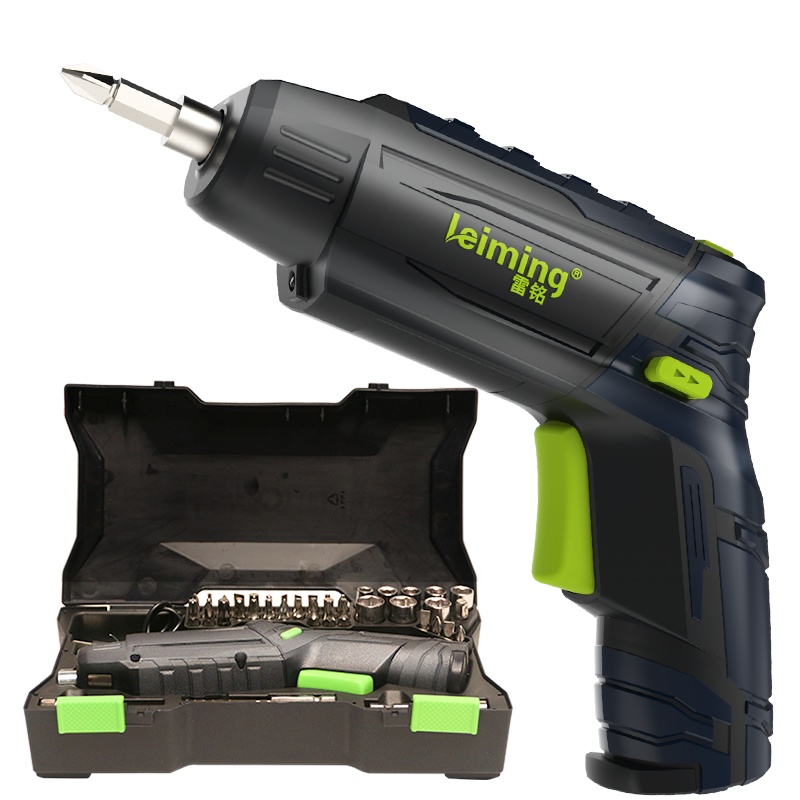 雷铭升级版电动螺丝刀充电式电起子小型手电钻螺