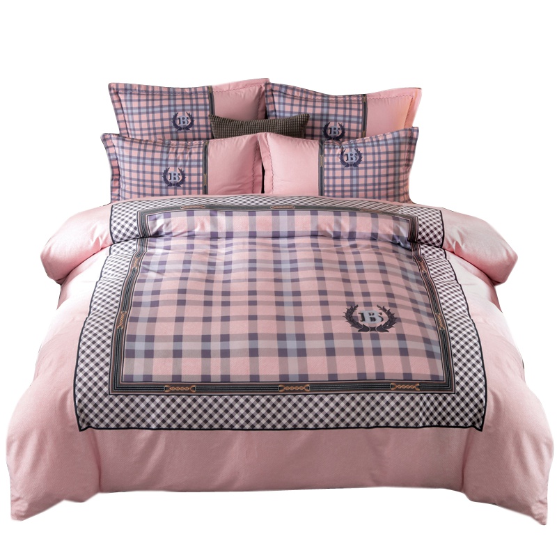 九氏Joesh新款加厚全棉活性磨毛保暖四件套