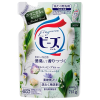 [临期清理,有效期至2024年8月]花王(KAO) 含柔顺剂洗衣液 柔软护色去污消臭 铃香替换装680g