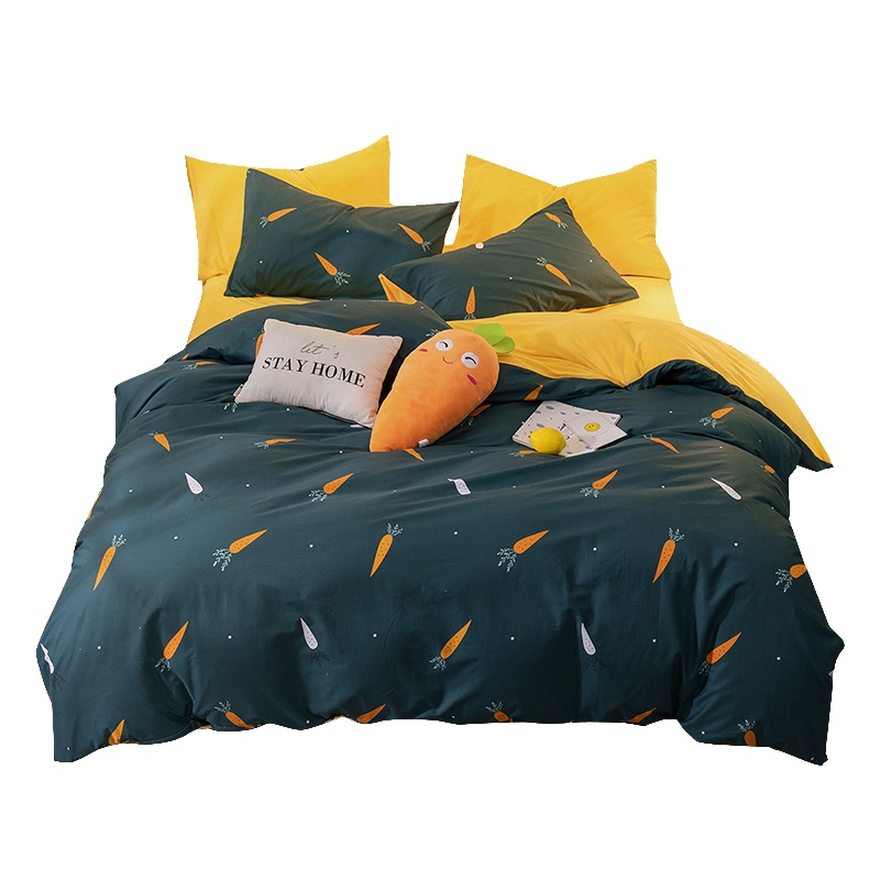 加厚冬季珊瑚绒法兰绒四件套法莱绒1.5/1.8m床单床笠款全棉纯棉被套加绒床上用品