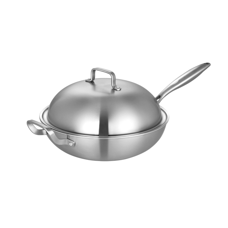 "炊大皇(COOKER KING)玲珑多层钢炒锅32cm "