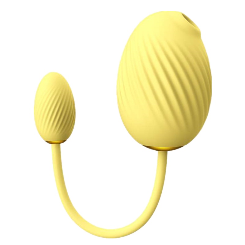 双头跳蛋加温吮吸小号震动棒女用自慰器柔软弯曲私处按摩棒跳弹逗豆趣鸟成人情趣性用品女性系列嘻吸鹊震动棒司沃康