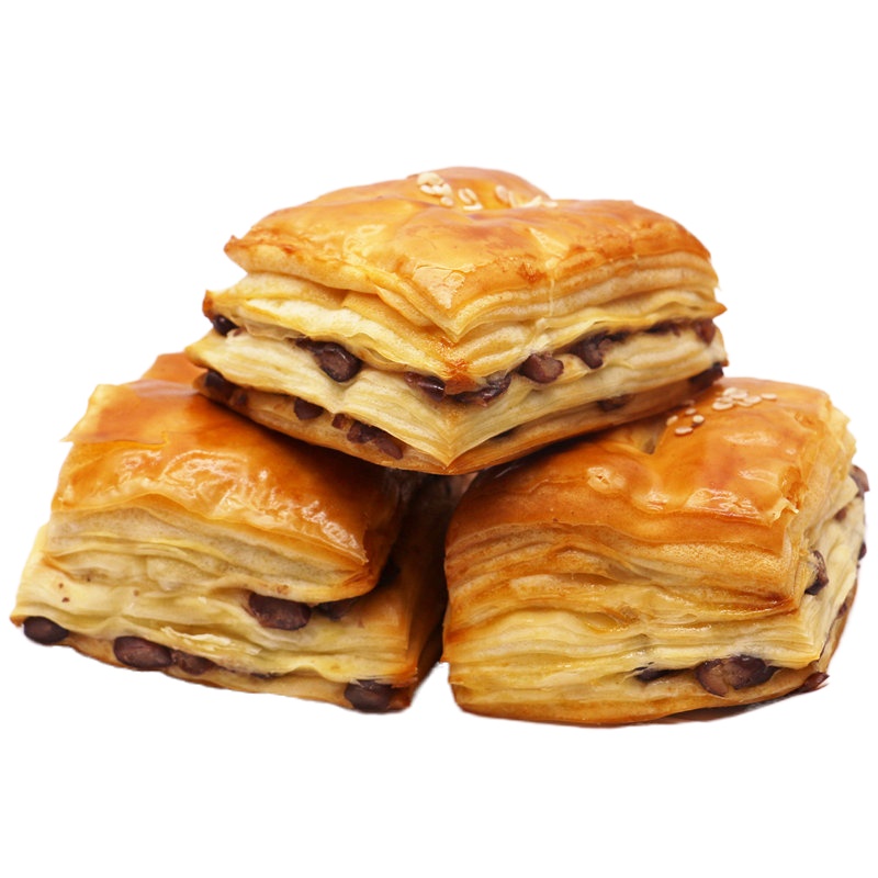 丹麦红豆绿豆紫米夹心手撕面包早餐面包糕点心零食整箱批发 1000g 红豆面包+绿豆面包