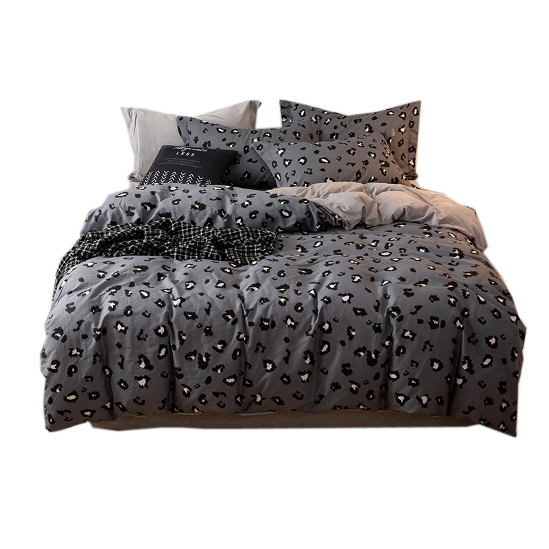 唛乐斯Mallas2019棉加绒保暖四件套 A面全棉面料 B面水晶绒面料