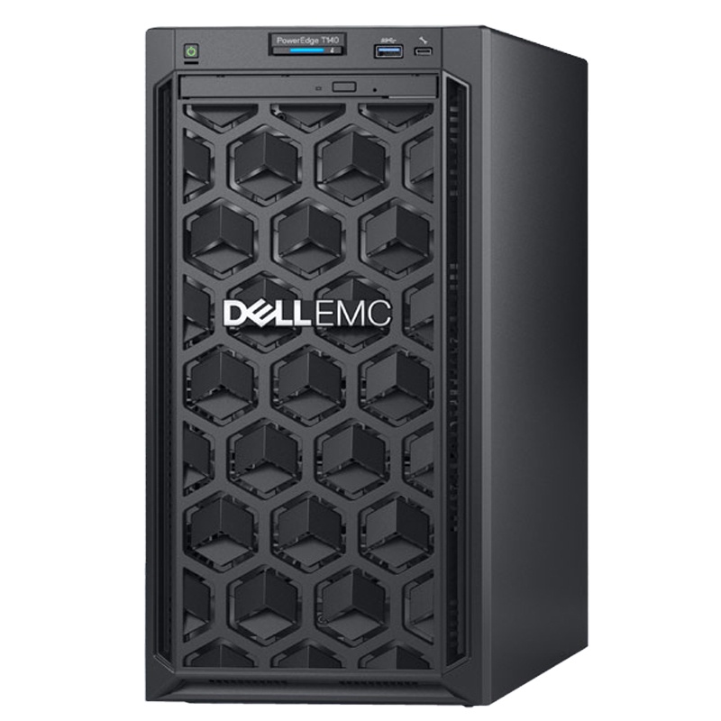 戴尔(Dell) PowerEdgeT140 塔式服务器 ( 至强E-2124 8G 1T DVDRW H330 大唐)
