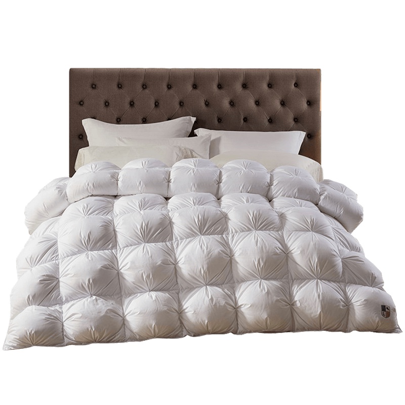 LOVO家纺罗莱生活出品乌克兰进口鹅绒臻品立体鹅绒被被子被芯