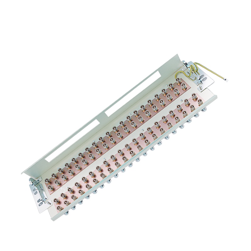 千天(QANTOP)10系统DDF数字配线架19英寸 西门子端子单元板2M两兆E1同轴电缆接头终端连接器QT-DDF10