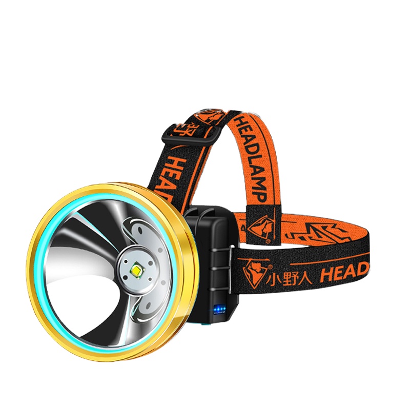 防水感应led头灯头戴式强光远射应急灯充电