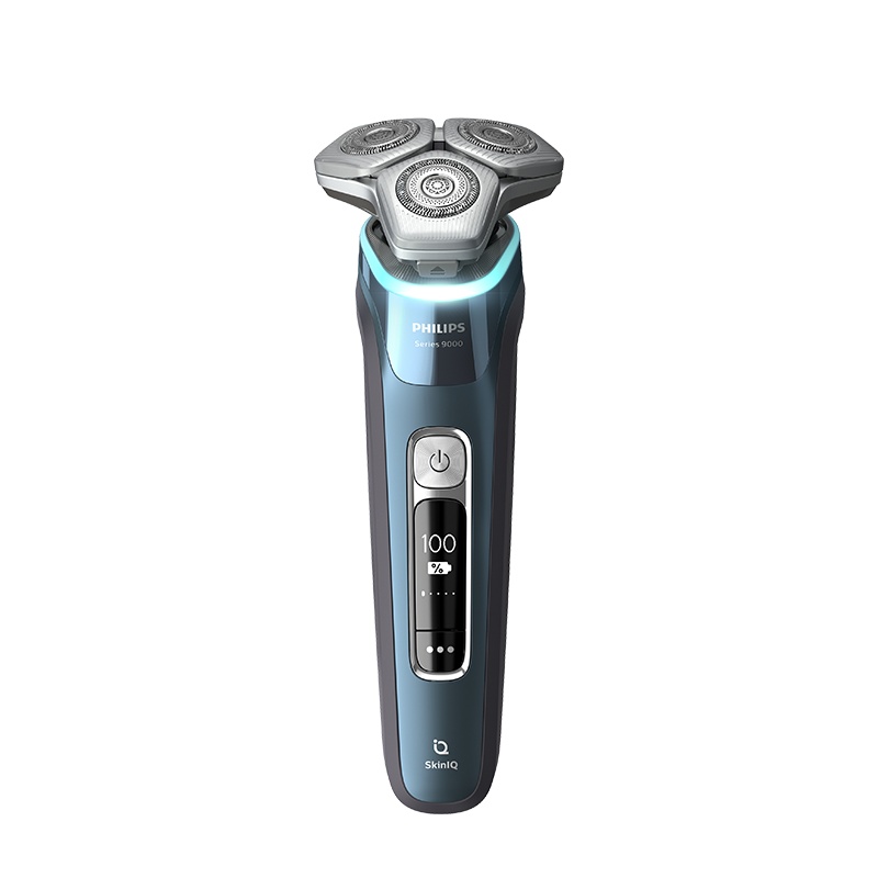 飞利浦(PHILIPS)电动剃须刀全新SkinIQ肌能科技AI智能发光剃须痘痘肌专属 剃须刀全身水洗S9932/20