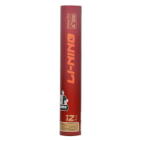 李宁 LI-NING 羽毛球耐打飞行稳定训练比赛用球 A+300[12只装 77速]耐打鹅毛球