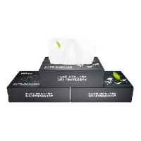 定制纸巾盒300克白卡哑膜 纸盒170mm*110mm*40mm3层40抽原木浆纸*5000/盒