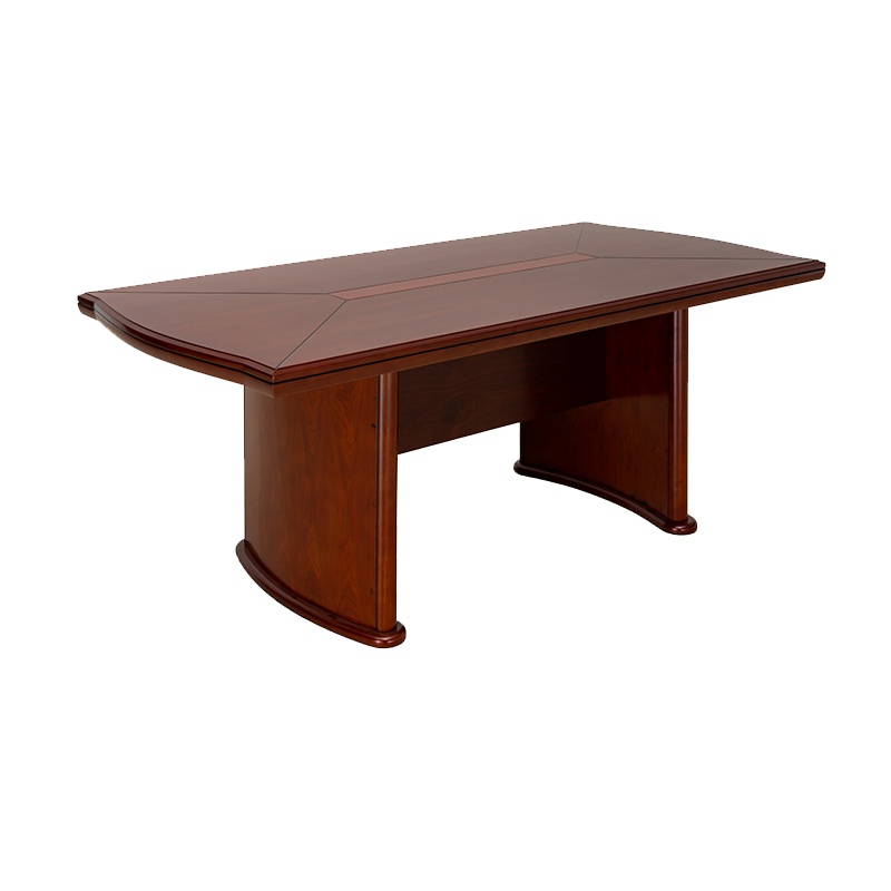 [理政]油漆会议桌 现代简约开会桌 油漆洽谈桌 实木贴皮会议桌