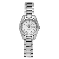 精工(SEIKO)女士手表SEIKO 5原装进口商务休闲系列防水自动上链机械表女SYMK13J1