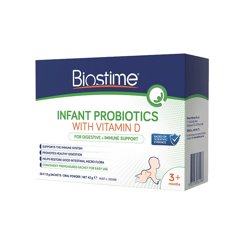Biostime合生元澳洲版婴幼儿维D益生菌营养素冲剂 1.5g/袋×28袋
