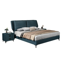 徘徊生活 布艺床意式轻奢三防科技布床1.8米双人床简约现代主婚床