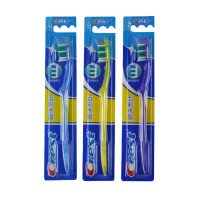 佳洁士 五彩水晶牙刷 三支装(中毛)