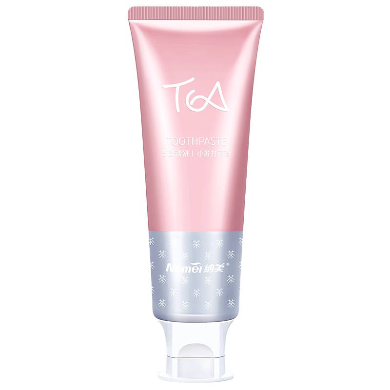 纳美(Namei)奶茶牙膏成人105g清新口气自然洁白呵护牙釉质护龈小苏打氨基酸牙膏