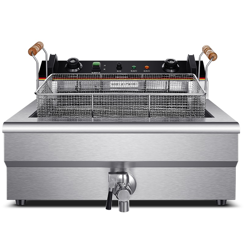 德玛仕(DEMASHI)电炸炉商用 小吃油炸锅油炸机 油条机 薯条机 电炸锅 油炸炉 炸串机 单缸C款[10升]