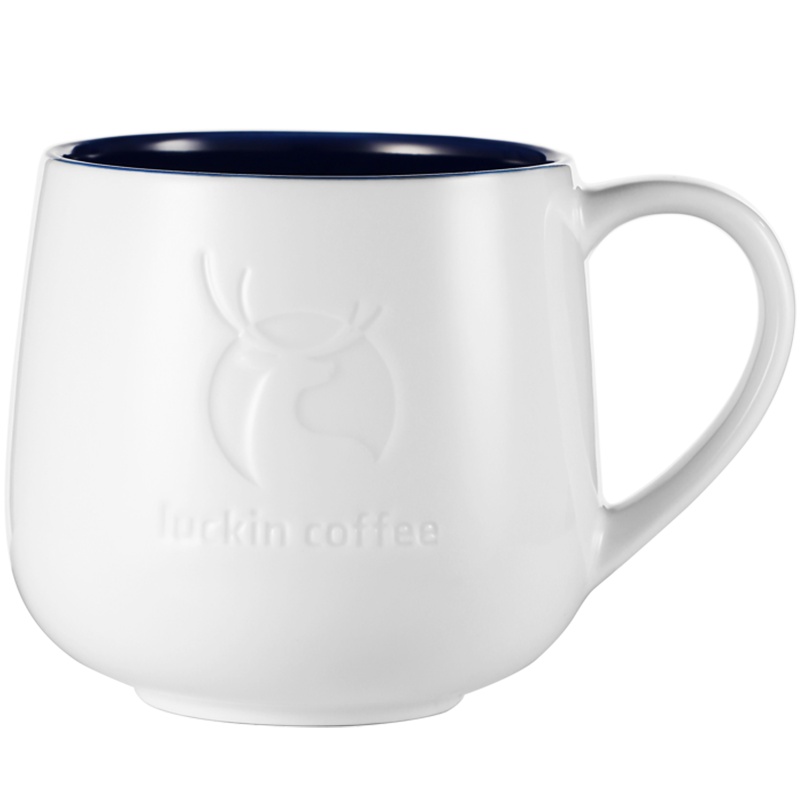瑞幸咖啡（luckin coffee）经典幸运马克杯 大容量简约咖啡杯