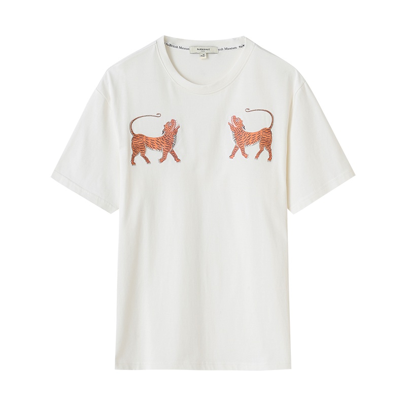 马克华菲男装2018夏季新款短袖T恤男时尚刺绣上衣