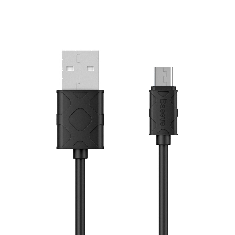 倍思（Baseus）1m 安卓数据线 MICRO USB 2. 0快充 华为 三星 小米 OPPO 魅族电源线等 黑色