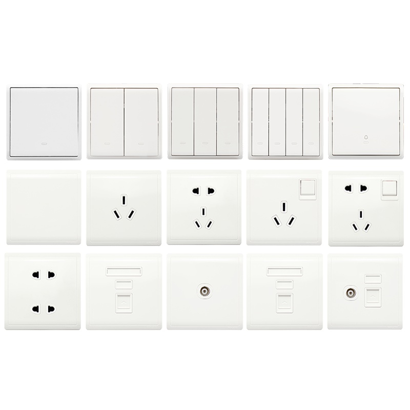 施耐德电气(Schneider Electric) 开关插座面板 丰尚系列经典白