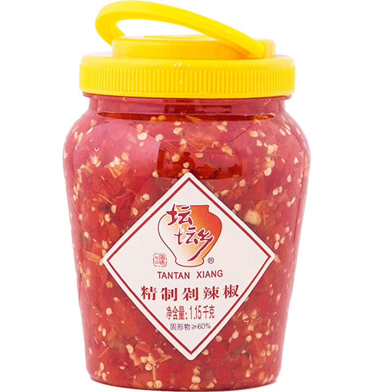 坛坛乡 精制剁辣椒 辣椒酱 泡椒 下饭酱菜 1.15kg