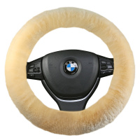 羊毛方向盘套皮毛一体奥迪a4l奔驰e260君越探险者冬季汽车把套沃尔沃XC60雅阁天籁卡罗拉凯迪拉克CT6荣威RX5传枫