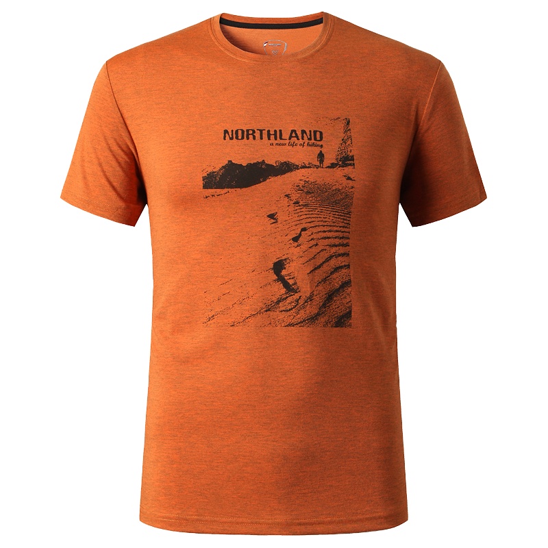 诺诗兰（NORTHLAND）户外运动T恤男士圆领短袖GQ055995