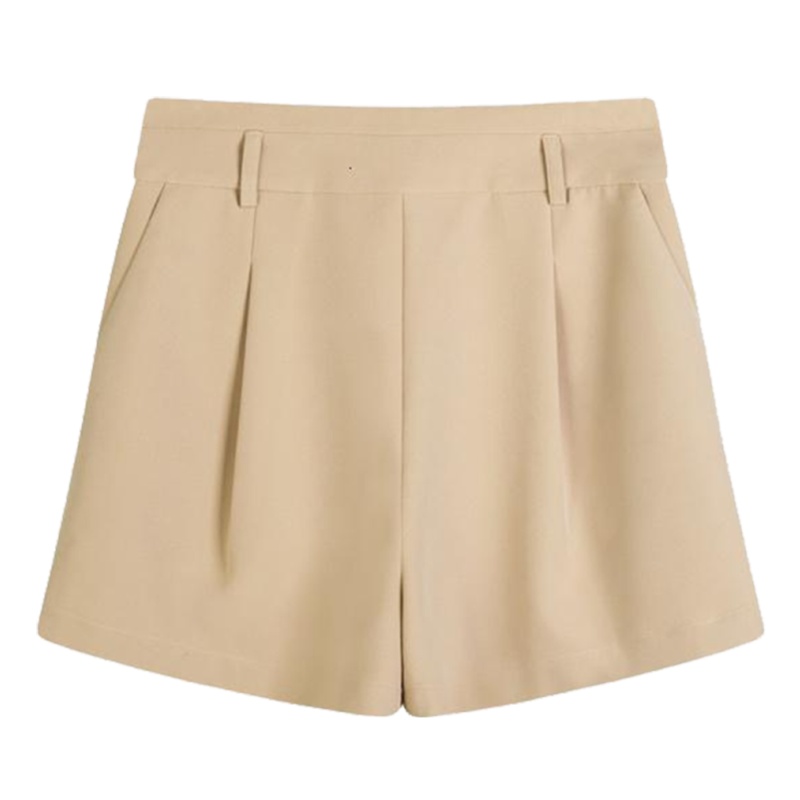 【专柜同款】拉夏贝尔夏季新款短裤女韩版百搭学生休闲西裤宽松收腰显瘦直筒裤20012725