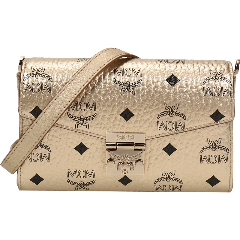 MCM 女士 涂层帆布手拿包单肩斜挎包 MWRAAME04