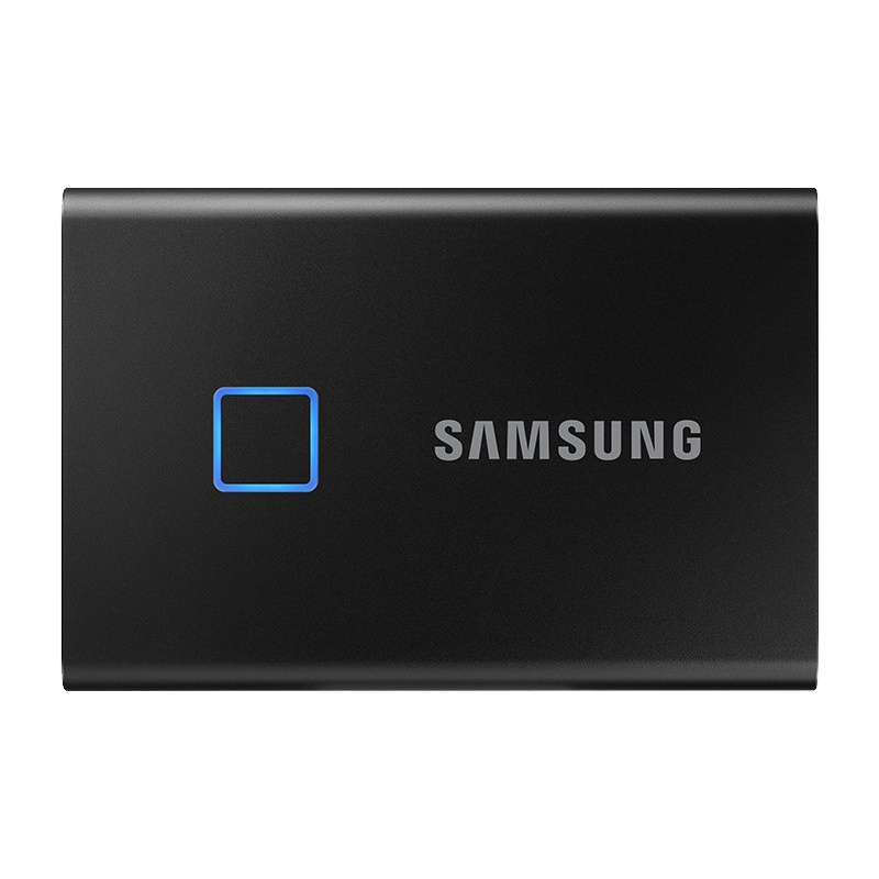 三星（SAMSUNG）T7 Touch 2TB移动硬盘usb3.2金属指纹加密手机电脑移动固态硬pssd 经典黑