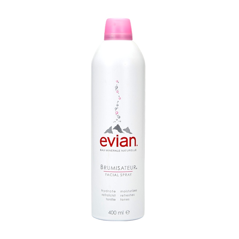 [平价大白碗]Evian依云保湿补水舒缓矿泉水喷雾400ml 各种肤质通用