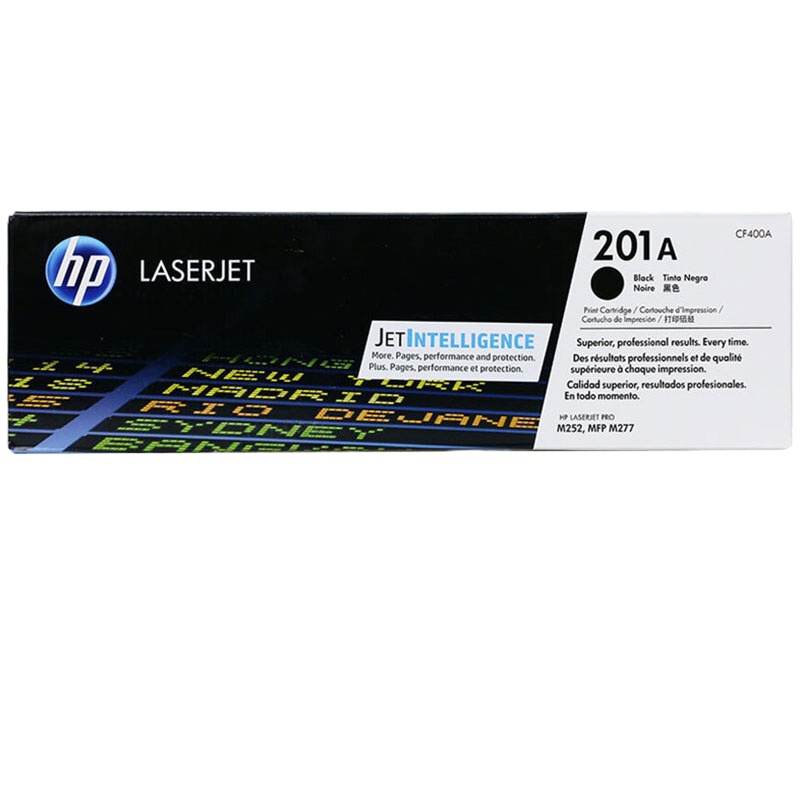 惠普(HP)CF400A 201A 黑色硒鼓(适用LaserJet M252dw/n M274n M277dw/n)