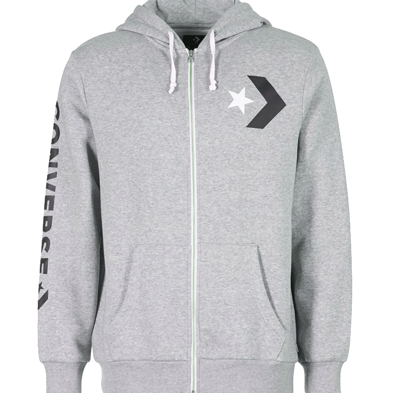 Converse/匡威 男装 开衫连帽卫衣 灰色 10007041-A01