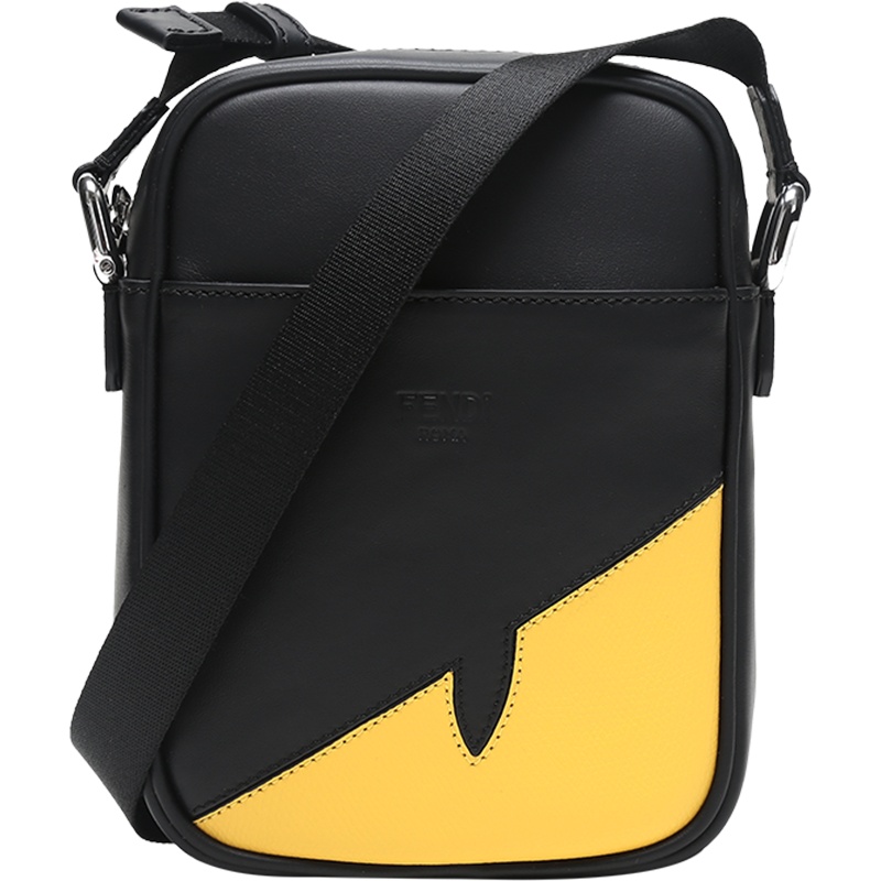 FENDI 男士皮革小怪兽单肩包斜挎包 7VA456 A9ZA